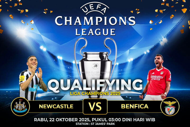 Prediksi Newcastle vs Benfica 22 Oktober 2025: Adu Gengsi Dua Tim Kuda Hitam Eropa